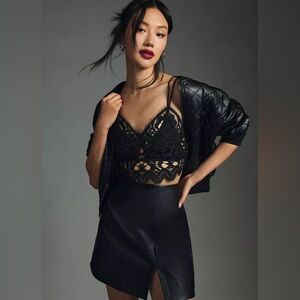 Anthropologie NWT The Viviette Lace Bra Top